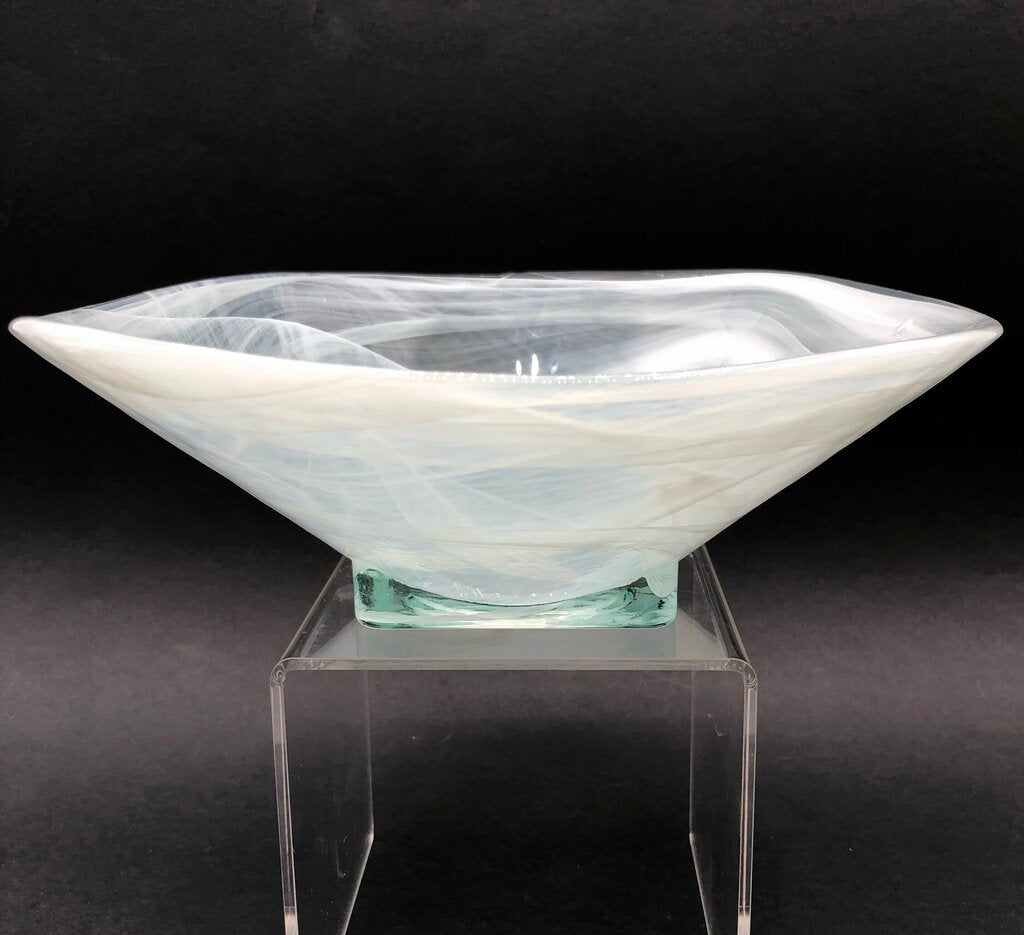 Vidrios San Miguel Recycled Blown Glass Decorative Bowl /b