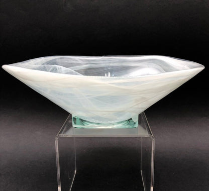 Vidrios San Miguel Recycled Blown Glass Decorative Bowl /b