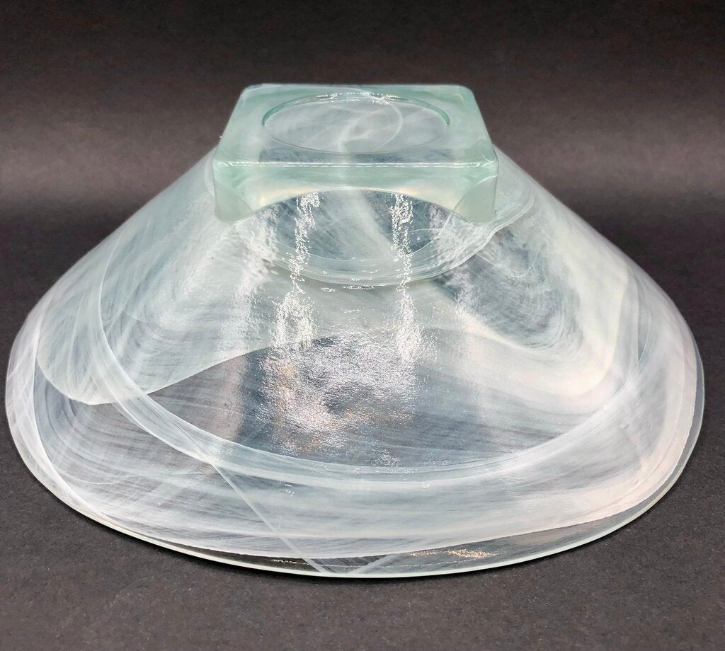Vidrios San Miguel Recycled Blown Glass Decorative Bowl /b