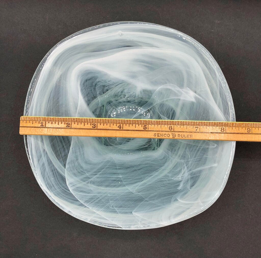 Vidrios San Miguel Recycled Blown Glass Decorative Bowl /b
