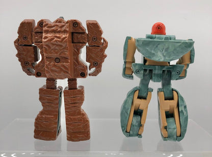 2 Bandai Tonka 1985 GoBots Rock Lords Action Figures /b