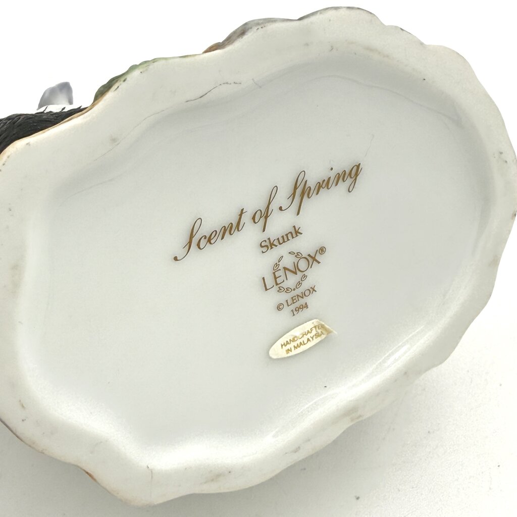 VTG Lenox Scent of Spring Skunk Porcelain Figurine 1994