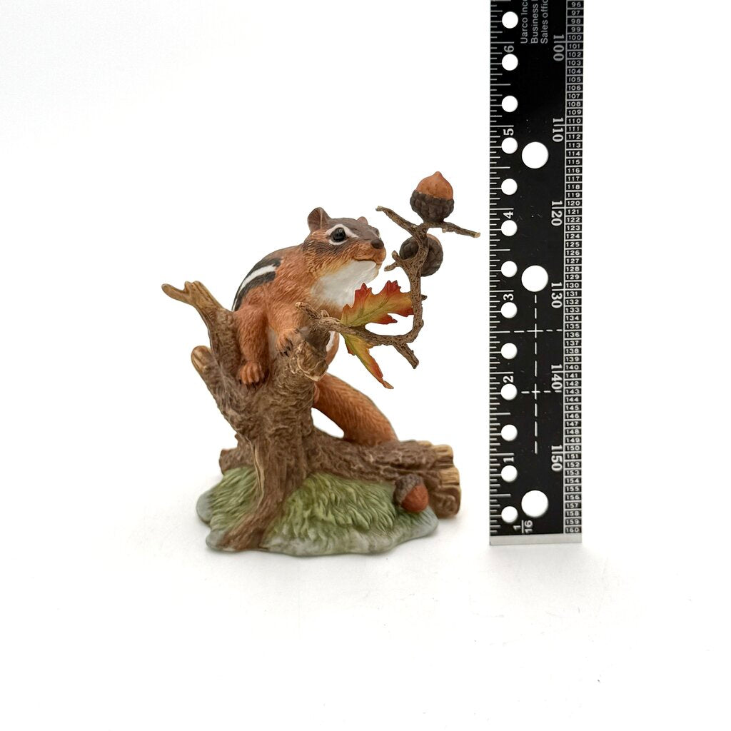 VTG Lenox Autumn Adventure Eastern Chipmunk Porcelain Figurine 1994