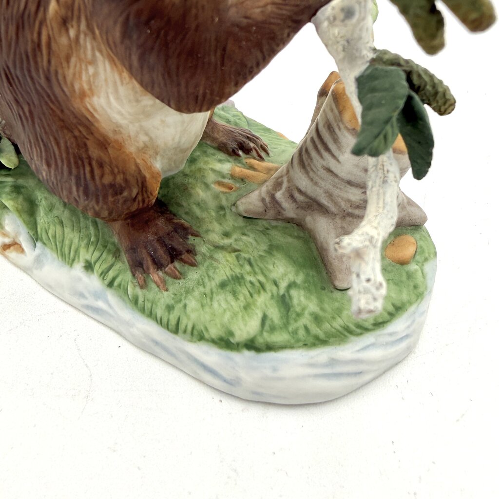 VTG Lenox Woodland Worker American Beaver Porcelain Figurine 1994