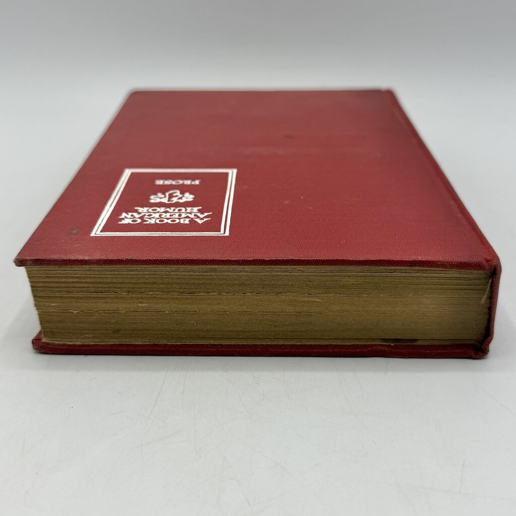 A Book of American Humor Prose 1907 Duffield & Company Twain Ade Nye Antique Hardcover Book /cb
