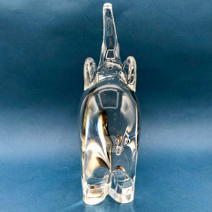 Large Vincenzo Nason & Cie Murano Glass Elephant Sculpture /b