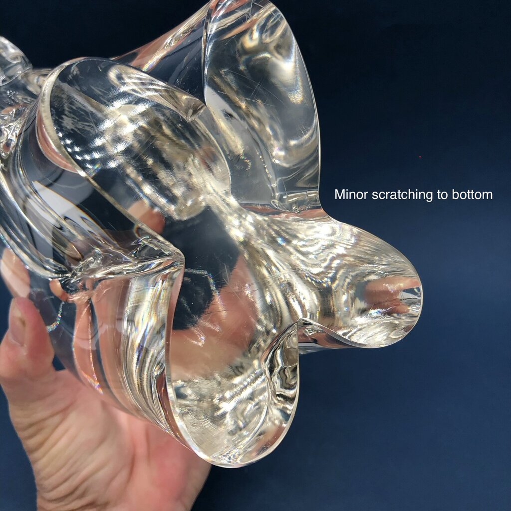 Large Vincenzo Nason & Cie Murano Glass Elephant Sculpture /b