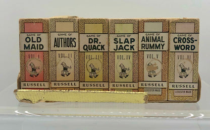 1930s Russel Leicester Library Of Games Set Of Card Games /b