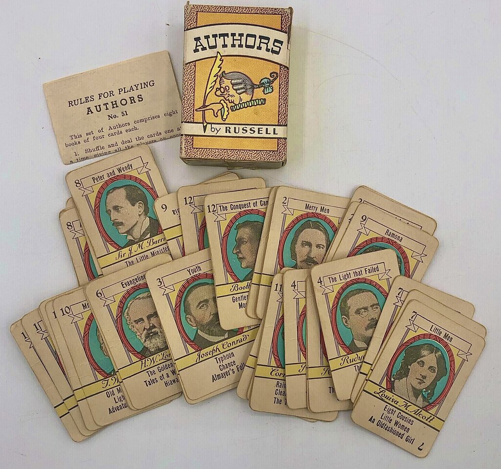 1930s Russel Leicester Library Of Games Set Of Card Games /b