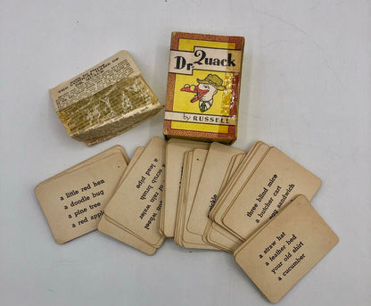 1930s Russel Leicester Library Of Games Set Of Card Games /b