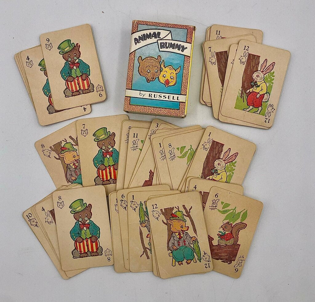1930s Russel Leicester Library Of Games Set Of Card Games /b