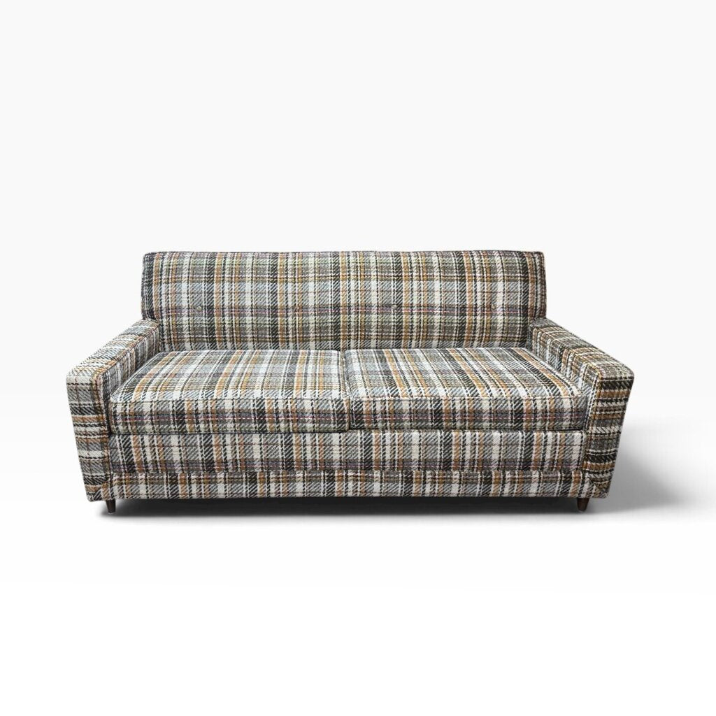 Fashion Manor Tweed Multi-Color 2 Seater Sleeper Sofa
