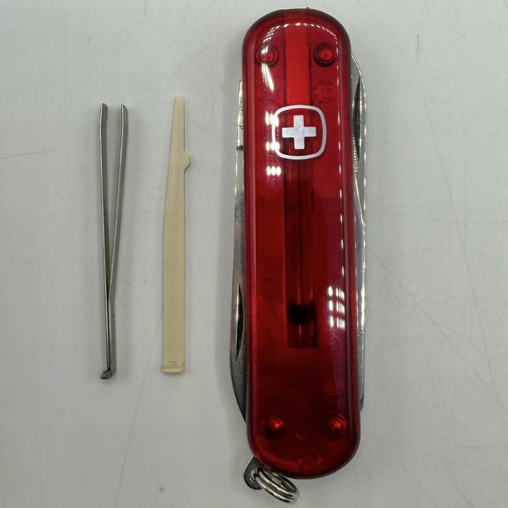 Lot of 3 Victorinox & Wenger Swiss Army Knives Classic Red Multi-Tool /cb