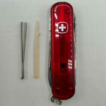 Lot of 3 Victorinox & Wenger Swiss Army Knives Classic Red Multi-Tool /cb