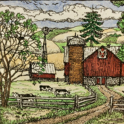 1982 Susan Hunt Wulkowicz A Summer Day Hand Colored Etching 69/300 Signed /b