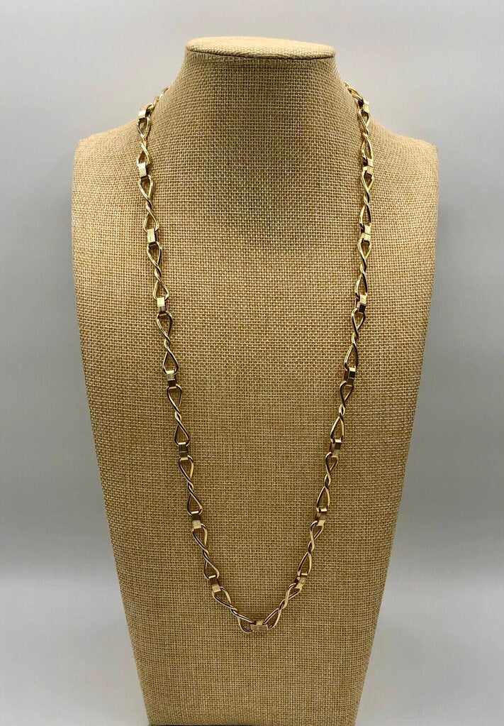6pc Vtg Set Gold Plated Quality Costume Jewelry Necklaces & Bracelets /b
