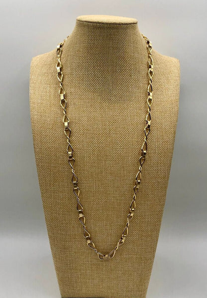 6pc Vtg Set Gold Plated Quality Costume Jewelry Necklaces & Bracelets /b