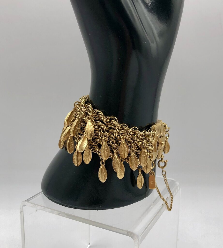 6pc Vtg Set Gold Plated Quality Costume Jewelry Necklaces & Bracelets /b