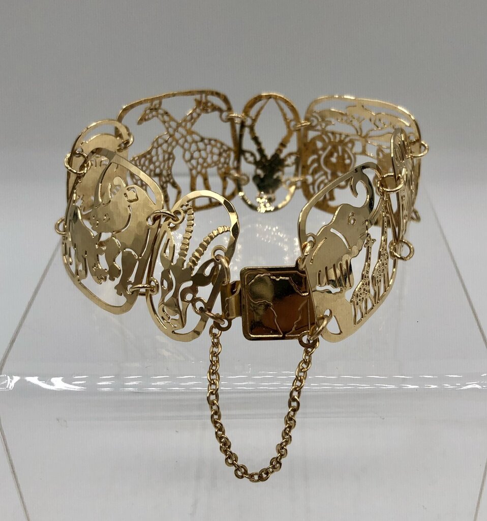 6pc Vtg Set Gold Plated Quality Costume Jewelry Necklaces & Bracelets /b