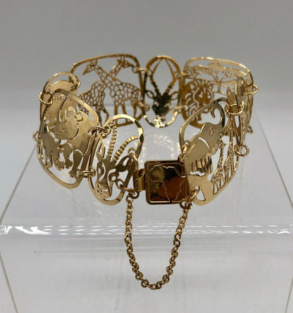 6pc Vtg Set Gold Plated Quality Costume Jewelry Necklaces & Bracelets /b