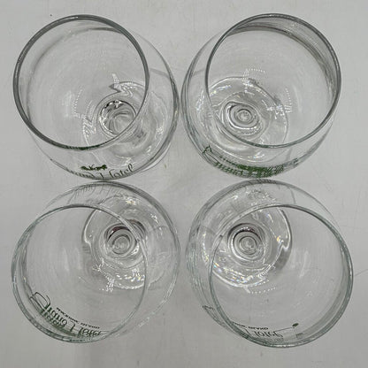Vintage Grand Hotel Mackinac Island Michigan Brandy Snifters Set of 4 Souvenir Glassware /cb