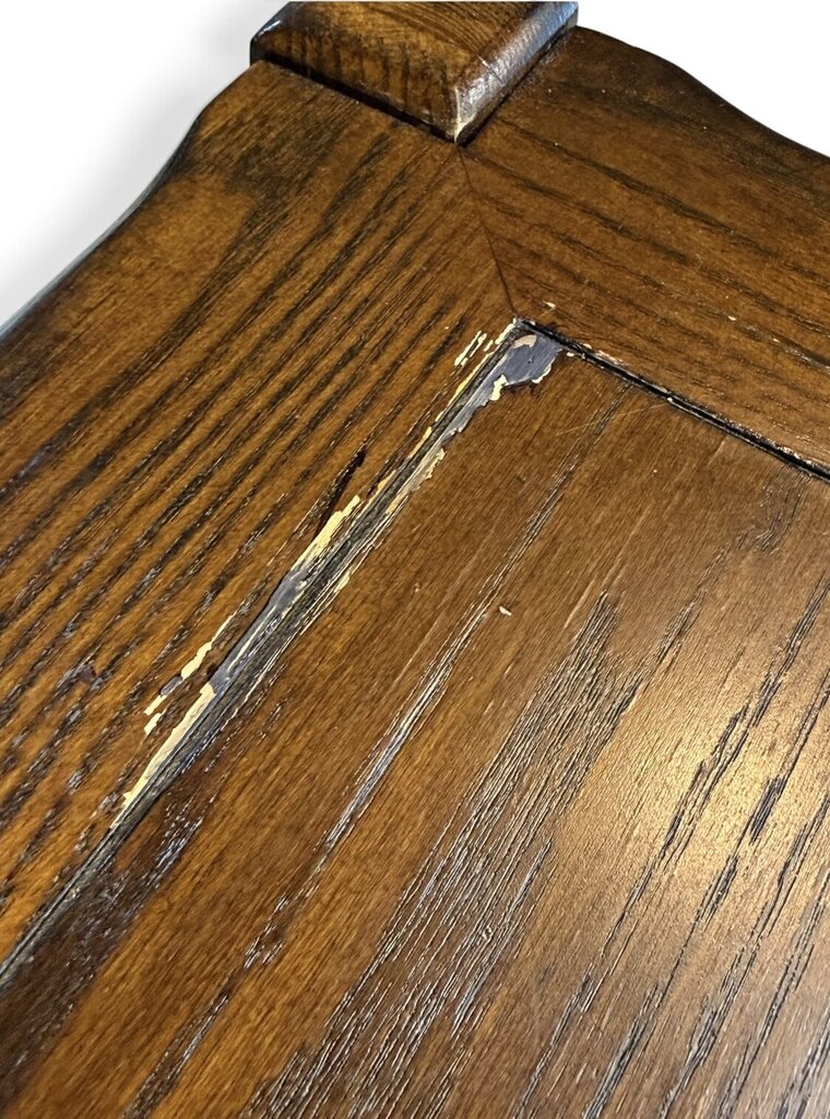 Small Dark Wood Side Table