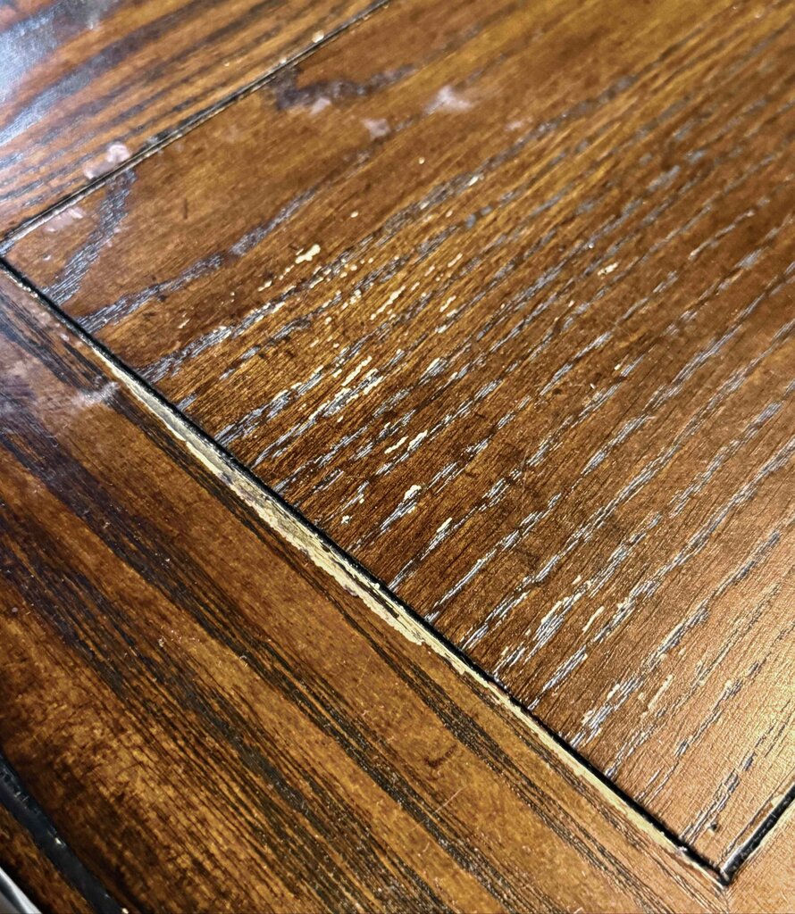 Small Dark Wood Side Table