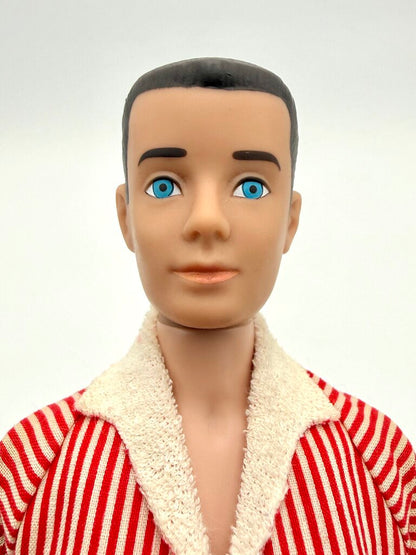 VTG 1962 Barbie's Boyfriend Ken Doll no. 750 Brunette Beach Swimwear w/ Box