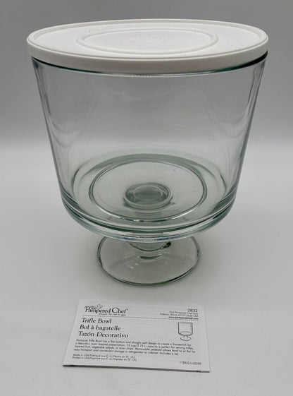 Pampered Chef Trifle Bowl New in Open Box /j