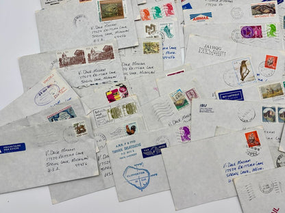 Lot of 200+ Vtg. International Stamps & Covers /j