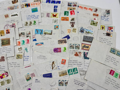 Lot of 200+ Vtg. International Stamps & Covers /j