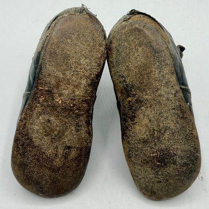 Antique Victorian Baby/Toddler Leather High Top 4 Button Boots /cb