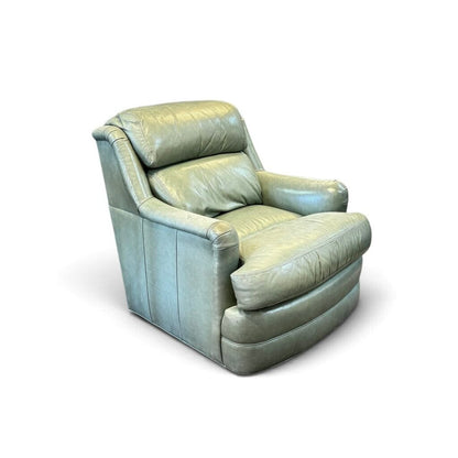 Whittemore Sherrill Seafoam Faux Leather Chair