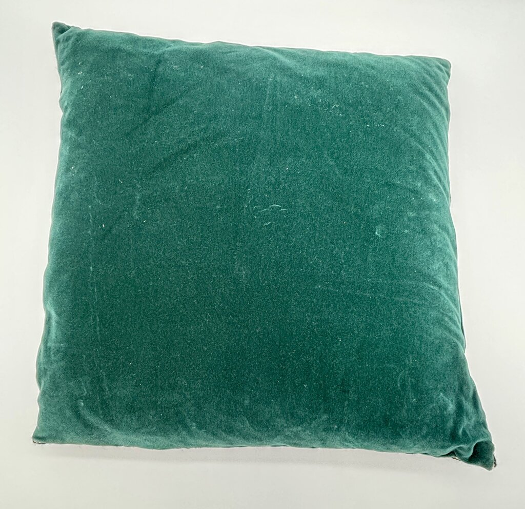 Vtg. Scandinavian Needlepoint Pillow Nordic Design /j