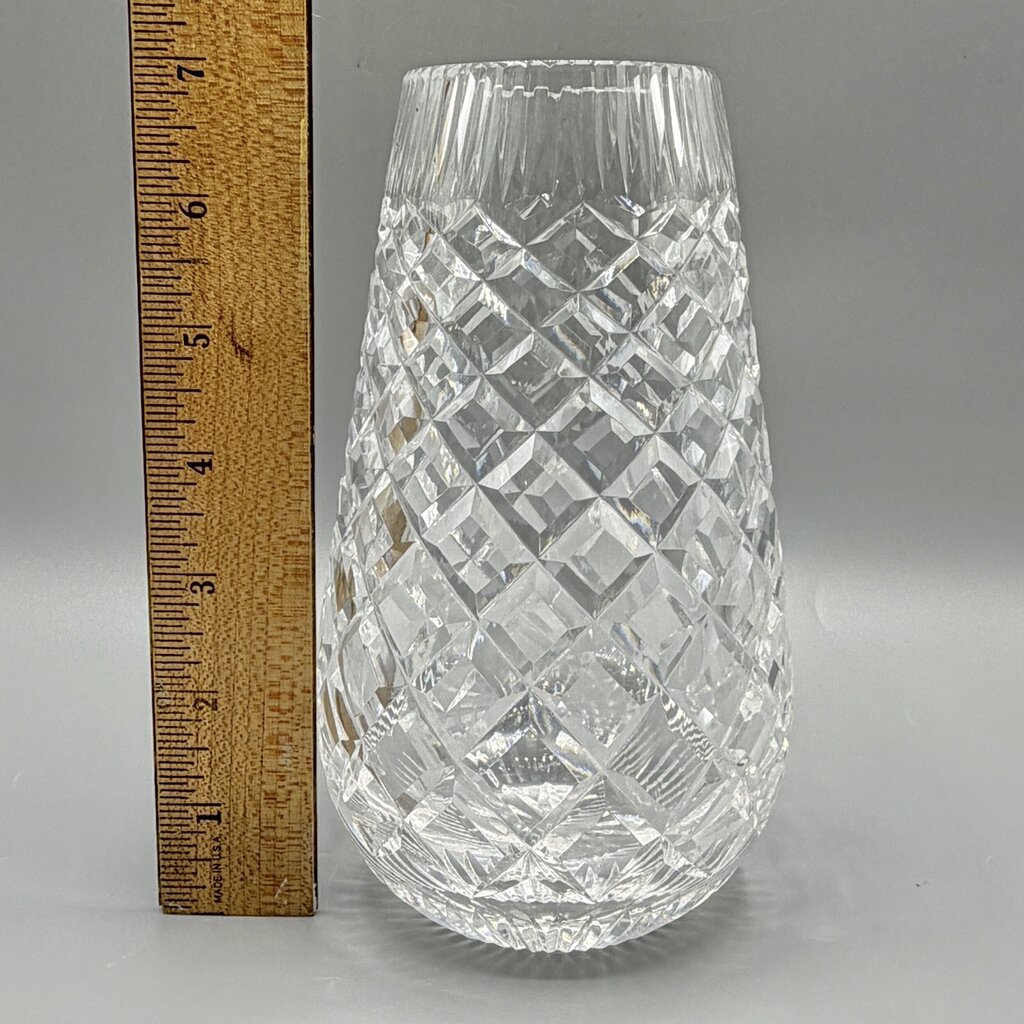 Vintage Waterford Crystal Killeen 7” Flower Vase Made in Ireland /cb