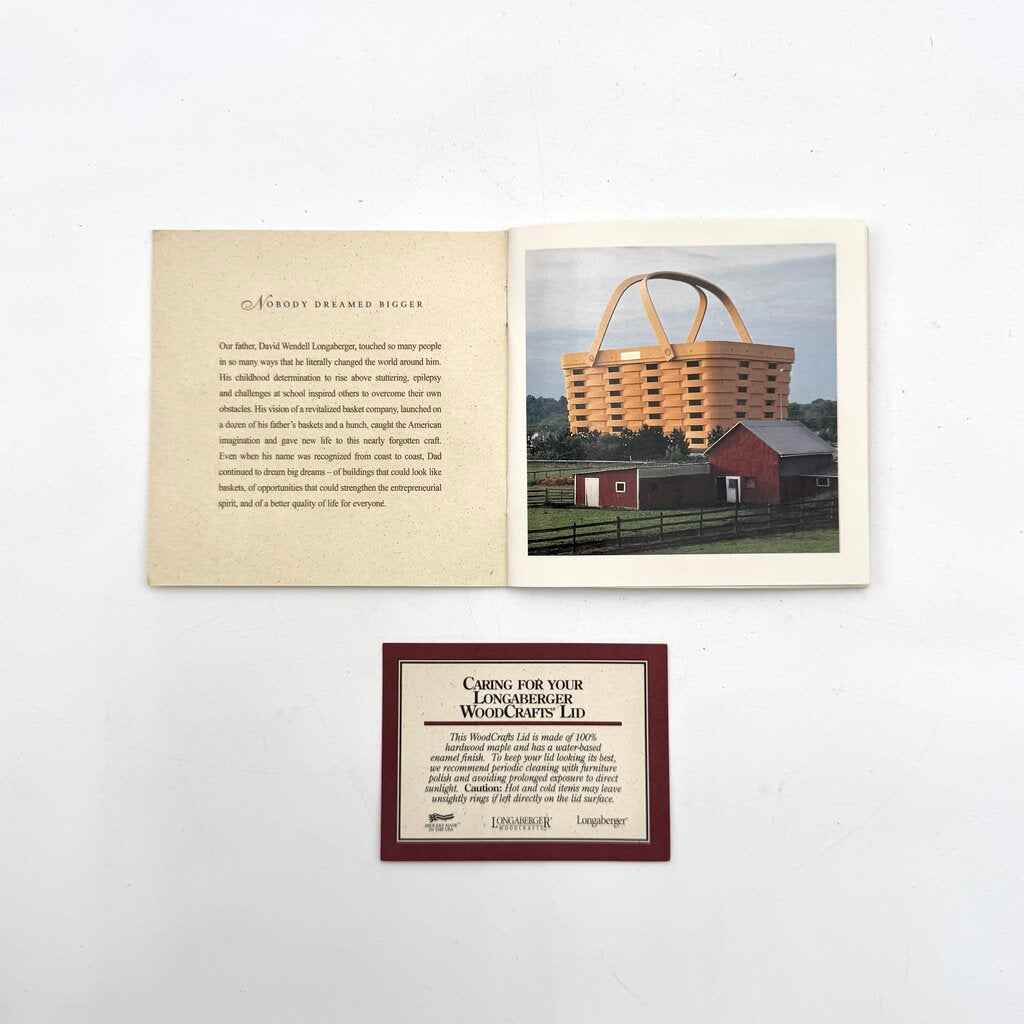Longaberger 2000 Founder's Market Picnic Basket