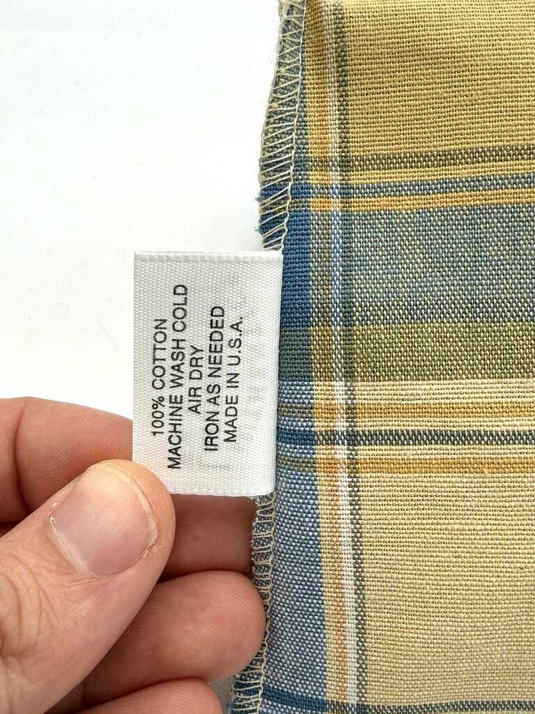 Longaberger 2001 VIP Sales Woven Storage Basket w/ Plaid Liner & Insert