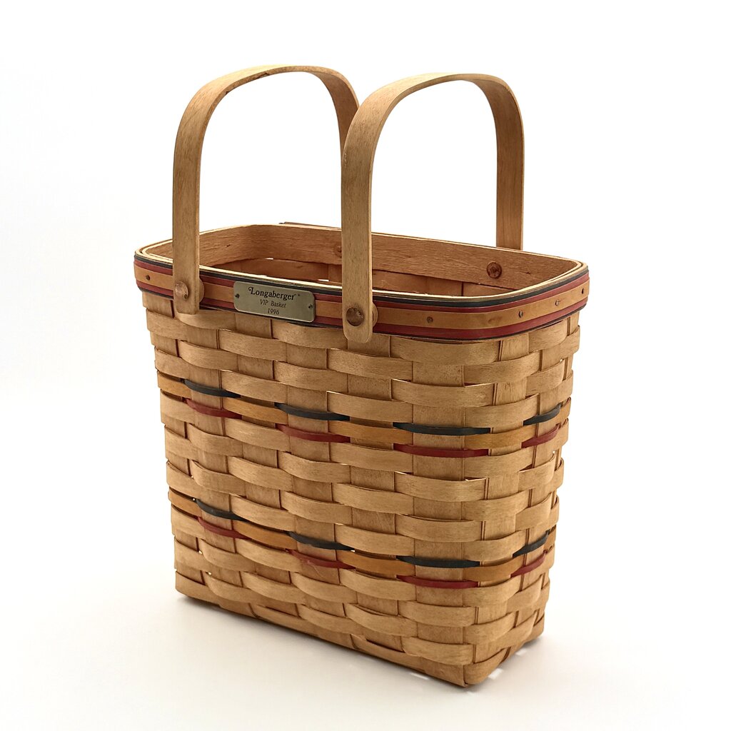 Longaberger 1996 VIP Woven Wood Storage Basket