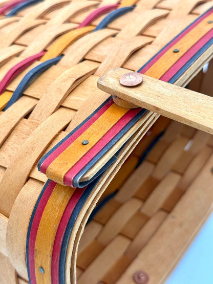 Longaberger 1996 VIP Woven Wood Storage Basket