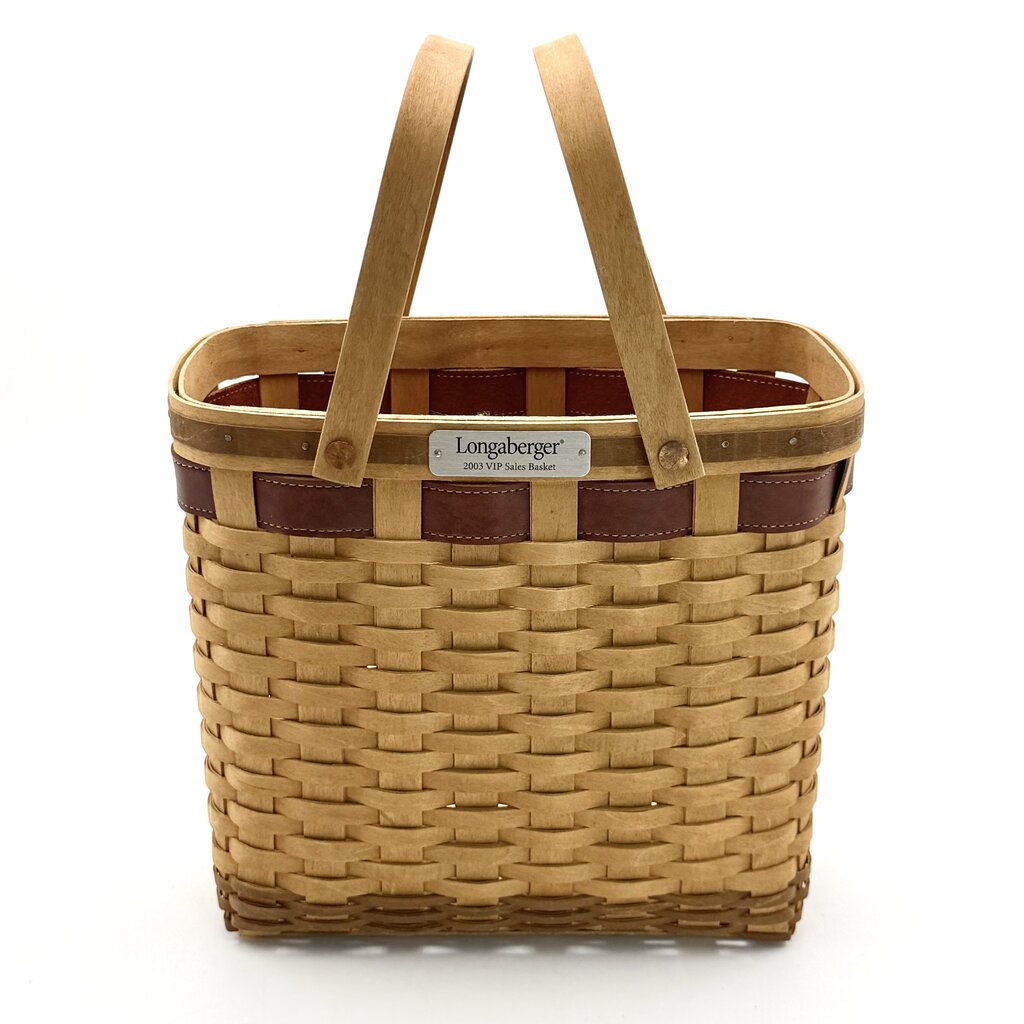 Longaberger 2003 VIP Sales Woven Maple Basket