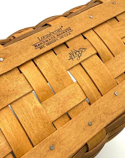 Longaberger 2003 VIP Sales Woven Maple Basket
