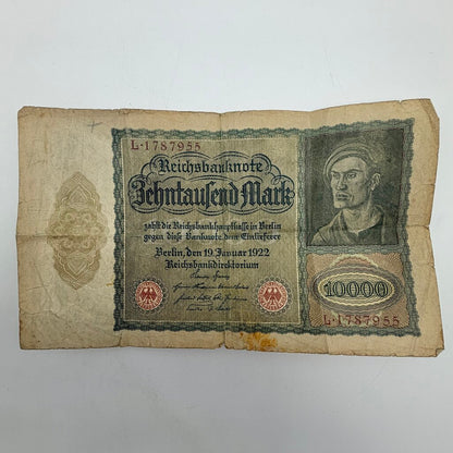 Weimar Republic Hyperinflation Banknote Lot/3 1922-1923 German Mark Currency /cb