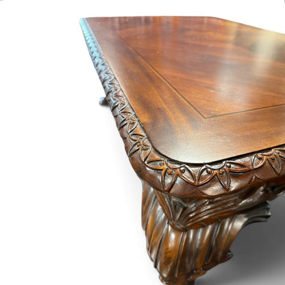 Carved Mahogany Coffee Table