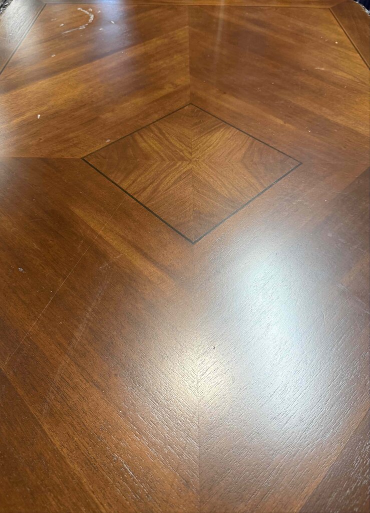 Carved Mahogany Coffee Table