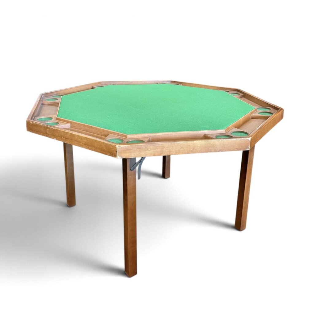Poker Table With Folding Legs & Top Cover