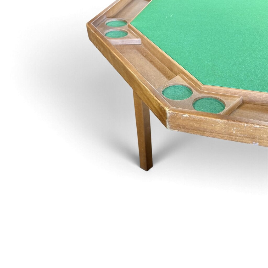 Poker Table With Folding Legs & Top Cover