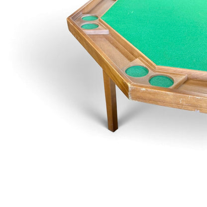 Poker Table With Folding Legs & Top Cover