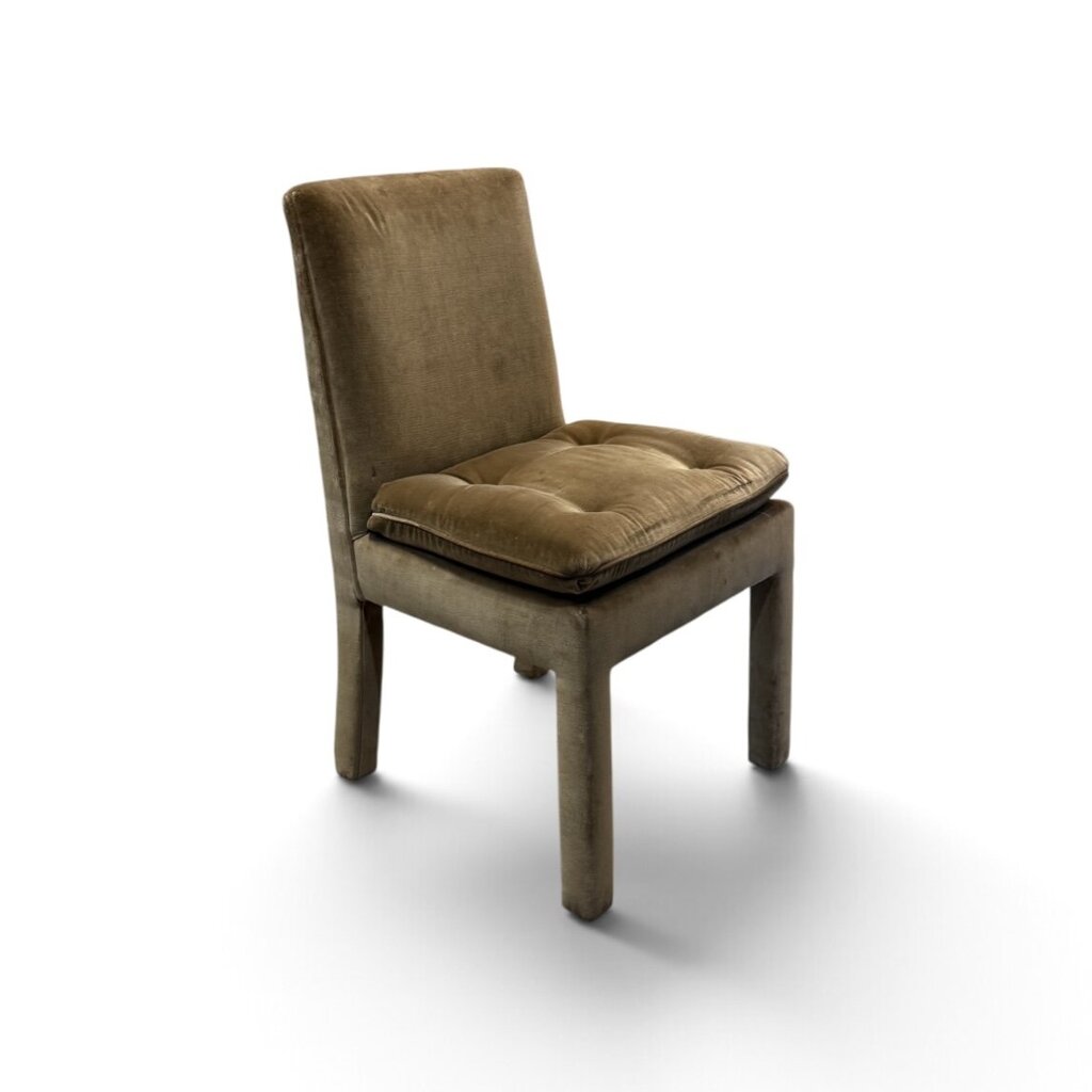 Pair Of 2 Tan Upholstered Chairs
