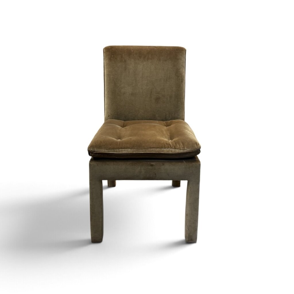 Pair Of 2 Tan Upholstered Chairs