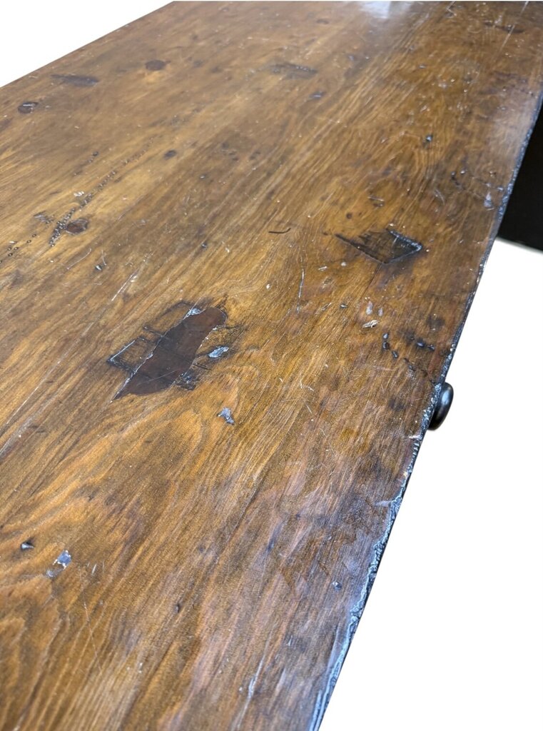 Rustic Black Solid Wood Buffet/ Foyer Cabinet